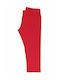 Kinder Leggings Capri Rot