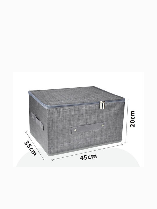 Tpster Plastic Storage Box with Lid 45x35x20cm