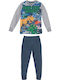 Sabor Kids' Pajamas Winter Cotton Gray Jurassic World