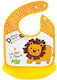 Bocioland Bib Fabric with Button & Pocket Yellow