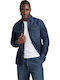 Long-sleeved Denim Shirt Blue