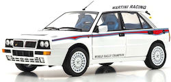 Kyosho Lancia Figurină de Modelism Mașină Albă la Scară 1:18