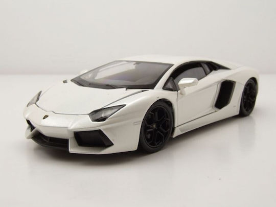 Welly Lamborghini Modeling Figure Car White in Scale 1:24