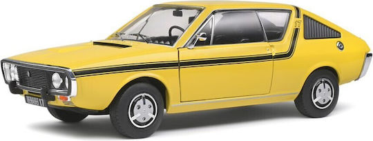 Solido Renault Modeling Figure Car Yellow in Scale 1:18