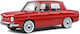 Solido Renault 8 Φιγούρα Μοντελισμού Αυτοκίνητο Κόκκινη σε Κλίμακα 1:18