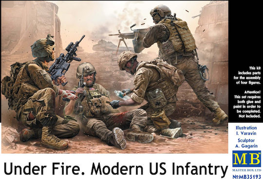 Master Box Φιγούρα Μοντελισμού Modern Us σε Κλίμακα 1:35