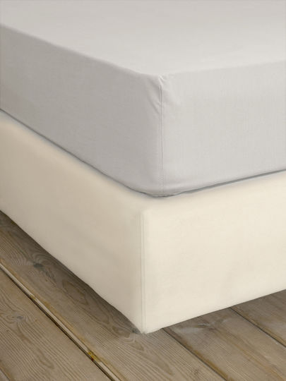 Nima Sheet King Size 270x280cm. Unicolors Oat Beige