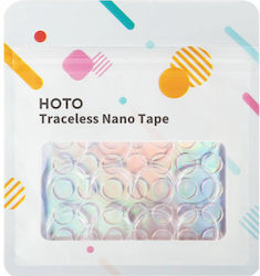 Hoto Self-Adhesive Reusable Tape Transparent 2mmx81m 1pcs