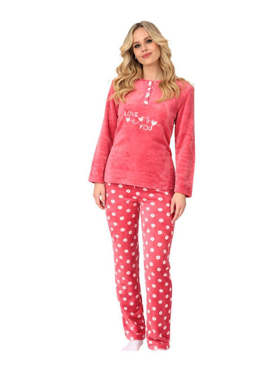 Lydia Creations Winter Women's Pyjama Set Fleec...