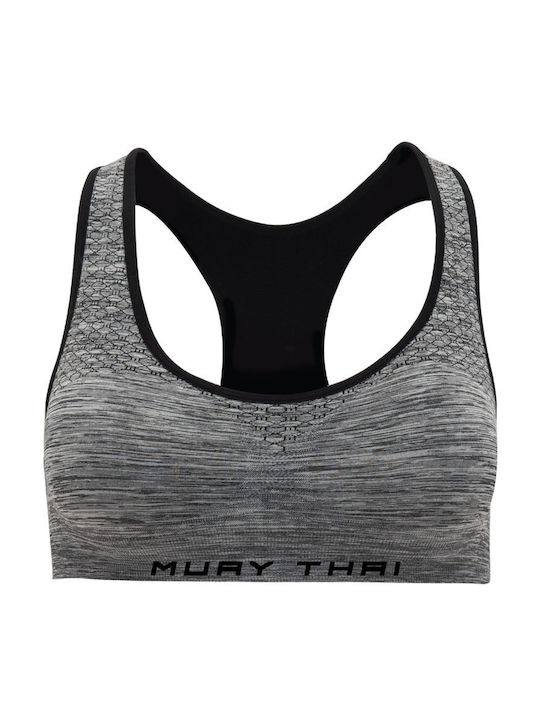 FightFlix Women's Sports Bra without Padding Gray