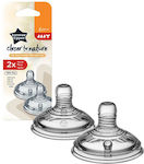 Tommee Tippee Silicone Baby Bottle Teats 2pcs