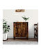 Sideboard Wooden Smoky Oak 60x35x70cm