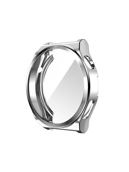 Silikonhülle in Silber Farbe für Huawei Watch GT 3 Pro 43mm Silikonhülle in Silber Farbe für Huawei Watch GT 3 Pro 43mm
