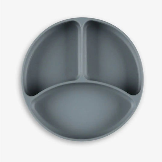 Minene Baby Food Plate made of Silicone Blue