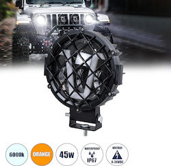 GloboStar Στρογγυλοί Προβολείς Αυτοκινήτου LED Mercedes-Benz V 12V 45W με Πορτοκαλί Φωτισμό 20τμχ