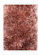 Teppich Rechteckig Zottelig Synthetisch,Polyester/Cotton/Leather Bordeaux