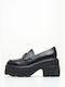 Mortoglou Leather Black Heels