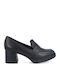 Leather Black Heels