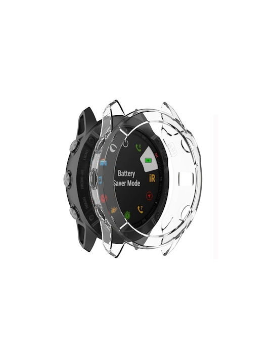 Θήκη Σιλικόνης σε Διάφανο χρώμα για το Garmin Fenix 6X/6X Pro