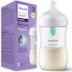 Philips Plastic Baby Bottle Airfree Anti-colic with Silicone Teat for 3-6 Months 260ml