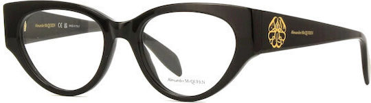 Damen Acetat Brillengestell Schwarz AM0380O-001
