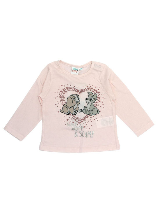 Disney Kids Blouse Long Sleeve Pink