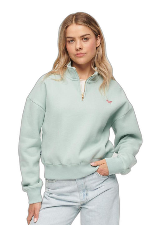 Superdry Γυναικείο Φούτερ Τιρκουάζ