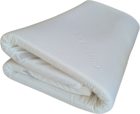 Sleepn'Life Mattress Topper Antibacterial Single Memory Foam with Elastic Straps 90x200x4.5cm