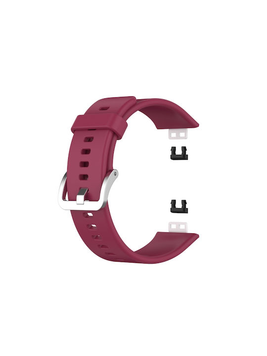 Armband Silikon Rot (Huawei Watch Fit)