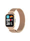 Milanese Protective Frame Armband Rostfreier Stahl Rose Gold (Redmi Uhr 3 Active)