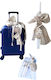 LiebeQueen Baptism Set with Trip Theme
