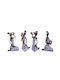 Etoile Decorative Statuettes Metal 10x6.5x19см 4бр