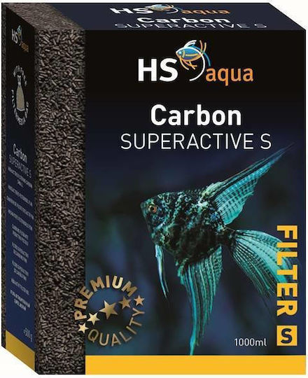 HS Aqua Biologisches poröses Material für Aquariumfilterzubehör mit Aktivkohle 500ml 1Stück