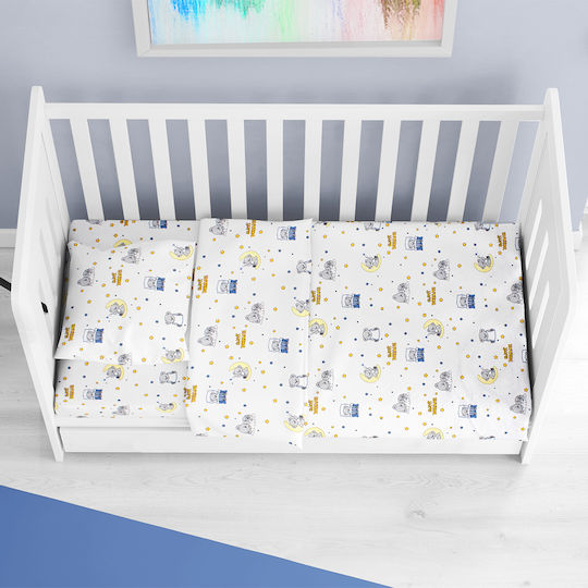Dimcol Baby Duvet Cover Blue 120x160cm