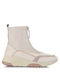 Carmela Footwear Leder Damen Knöchelstiefel Beige