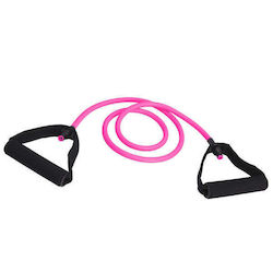 OnlyUP Bandă De Rezistență Gymtube Moale Cu Mânere Roz 1.2m OnlyUP Bandă De Rezistență Gymtube Moale Cu Mânere Roz 1.2m