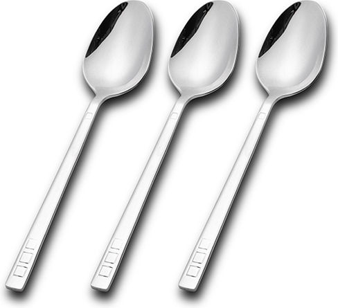 Nava Set Linguri Alimente Oțel Inoxidabil Argintii 29cm 3 Bucăți