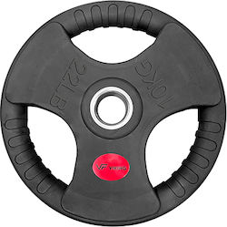 Viking Disc Olimpic Cauciucat 1 x 10kg Φ50mm Cu Plăci Pentru Antrenamentul De Forță
