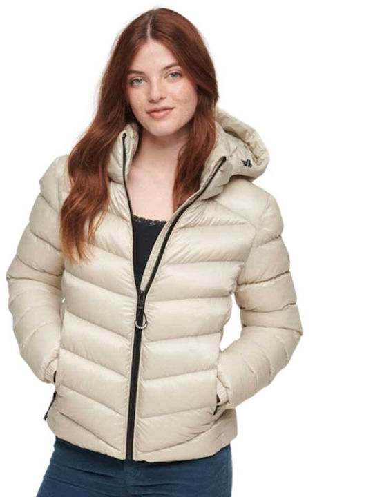 Superdry Women's Short Puffer Jacket for Winter...