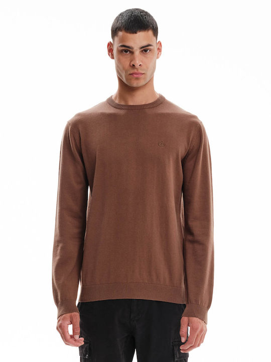 Emerson Herren Langarm-Pullover Braun