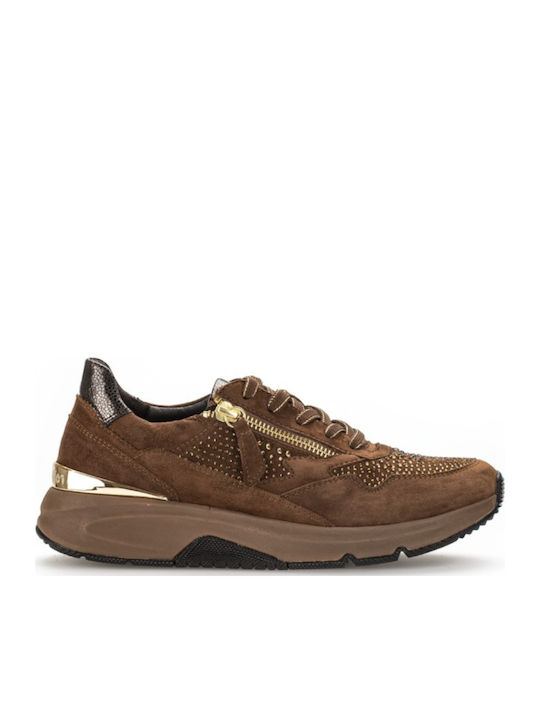 Gabor Γυναικεία Sneakers Καφέ