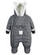 Energiers Baby Bodysuit Set for Outing Gray