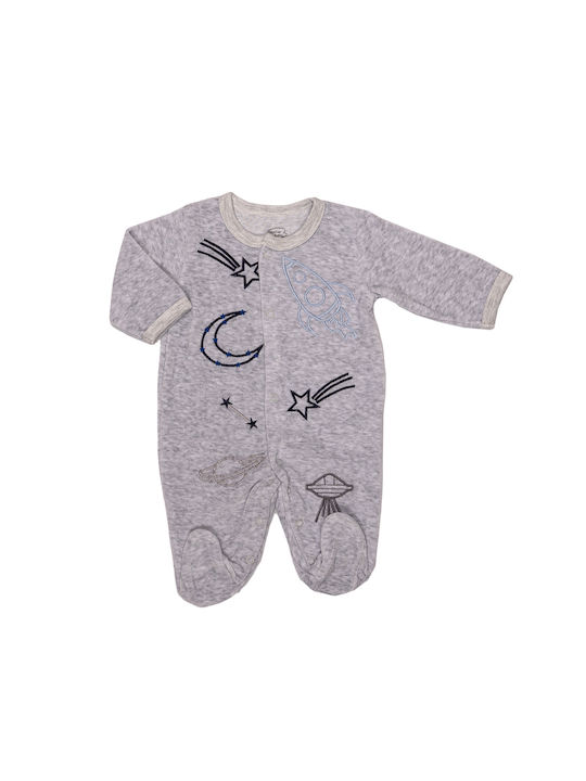 Mother Baby Baby Bodysuit Set Velvet Gray