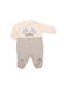 Mother Baby Baby Bodysuit Set Gray