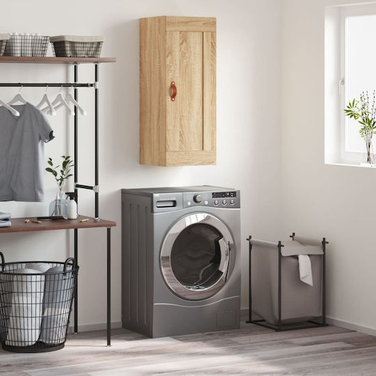 vidaXL Badezimmerschrank B34.5xT34xH90cm Sonoma