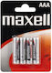Maxell Zink-Batterien Zink AAA 1.5V 4Stück