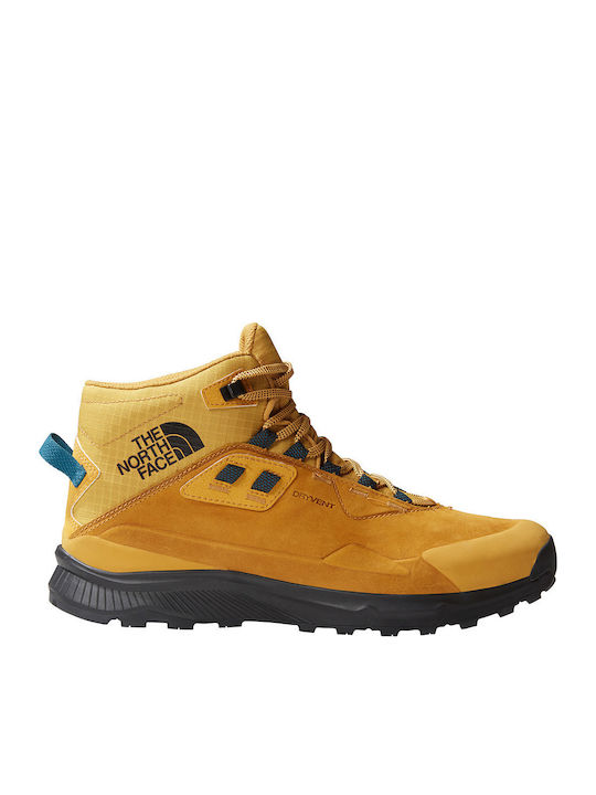 The North Face Cragstone Pantofi De Drumeție Pentru Bărbați Tip Botine Impermeabili Galbeni