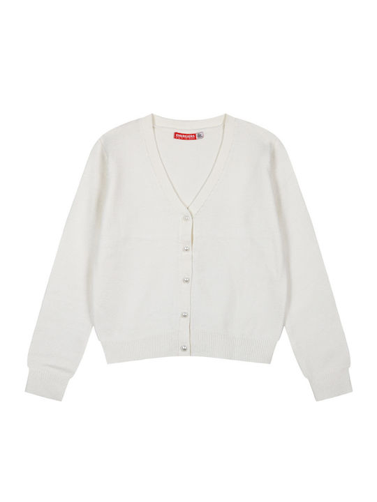 Kids Cardigan Knitted Ecru