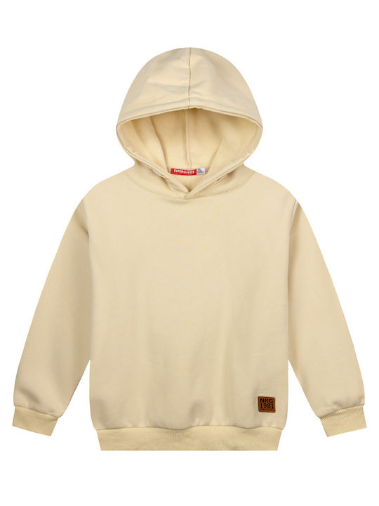 Energiers Kids Sweatshirt with Hood White