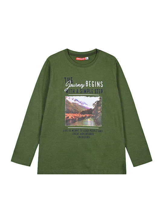 Kids' Shirt Long Sleeve Khaki
